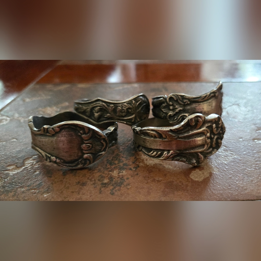 Elegant Silver Napkin Rings